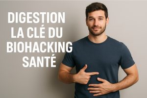 Cet article explique comment le biohacking peut être appliqué pour améliorer la digestion et la santé intestinale, en mettant en évidence les différentes techniques et stratégies disponibles (rééquilibrage du microbiote, gestion des intolérances, utilisation de probiotiques et prébiotiques, jeûne, mono-diète) et leurs bénéfices potentiels sur l'immunité, l'énergie et la clarté mentale.
